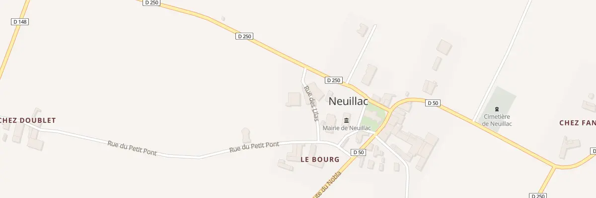 Plan du 2 Che des Lilas à Neuillac