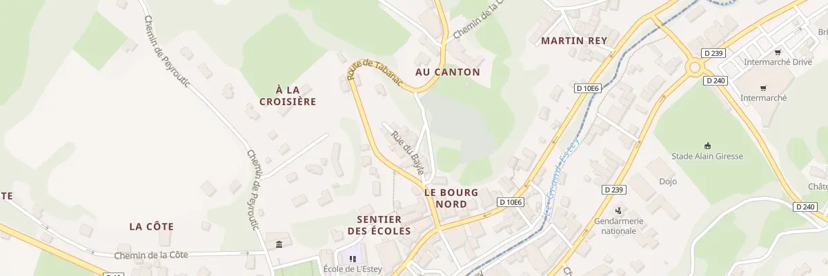 Plan du 12 Rue Fontaine du Bayle au Tourne