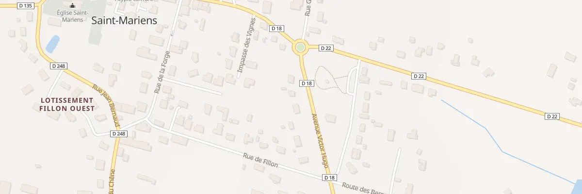 Plan du 228A Le Bourg à Saint-Mariens