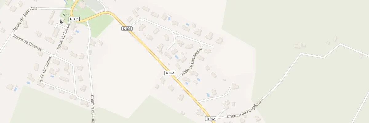 Plan du 426 All de Lamaniere à Lucbardez-et-Bargues