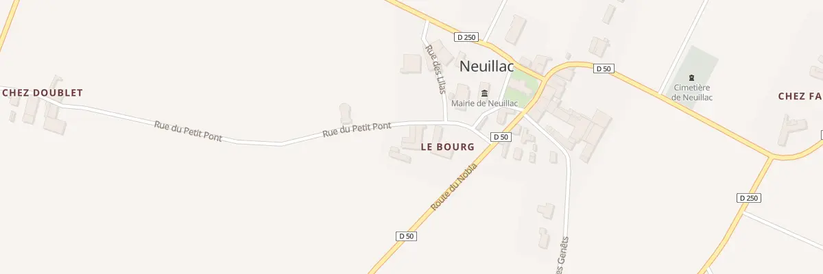 Plan du 26 Rte du Nobla à Neuillac