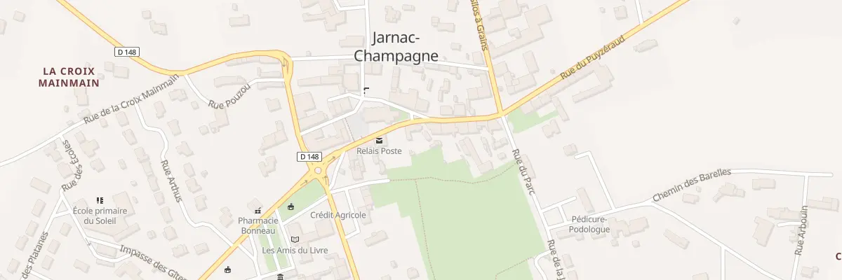 Plan du 16 Rue de Saintonge à Jarnac-Champagne