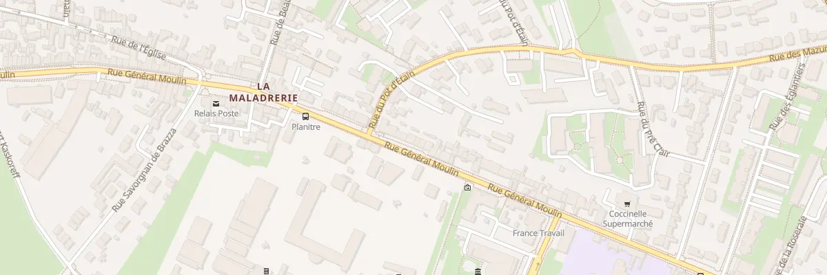 Plan du 56 Rue Général Moulin à Caen