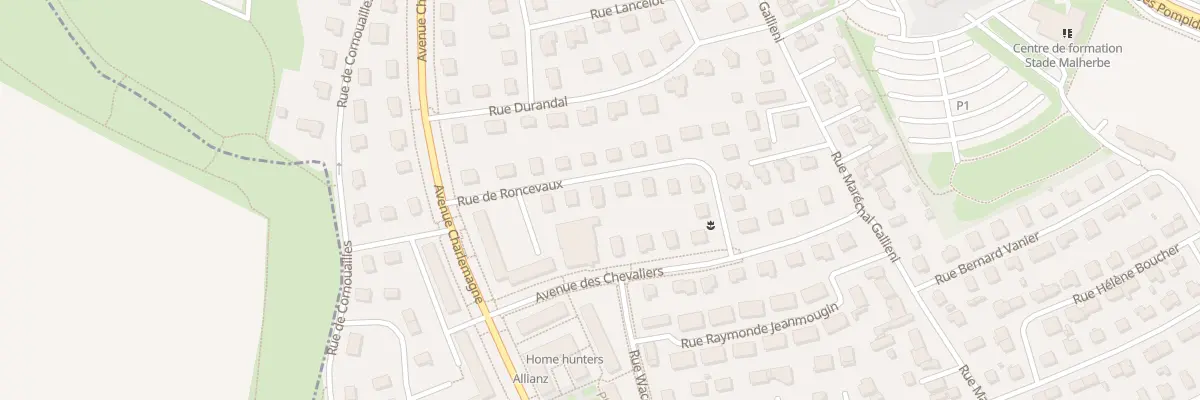 Plan du 13 Rue de Ronceveaux à Caen