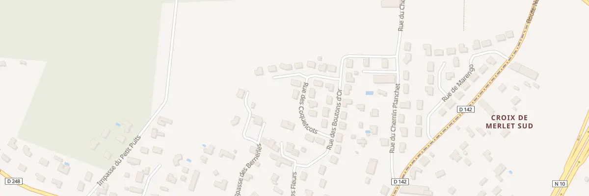 Plan du 82 Rue des Coquelicots à Cubnezais