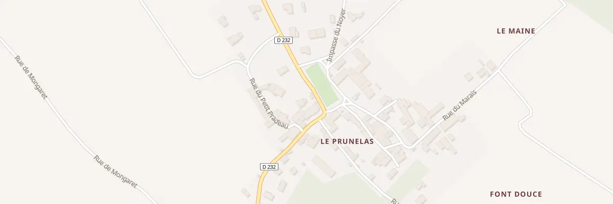 Plan du 5193 Le Prunellas à Salignac-sur-Charente