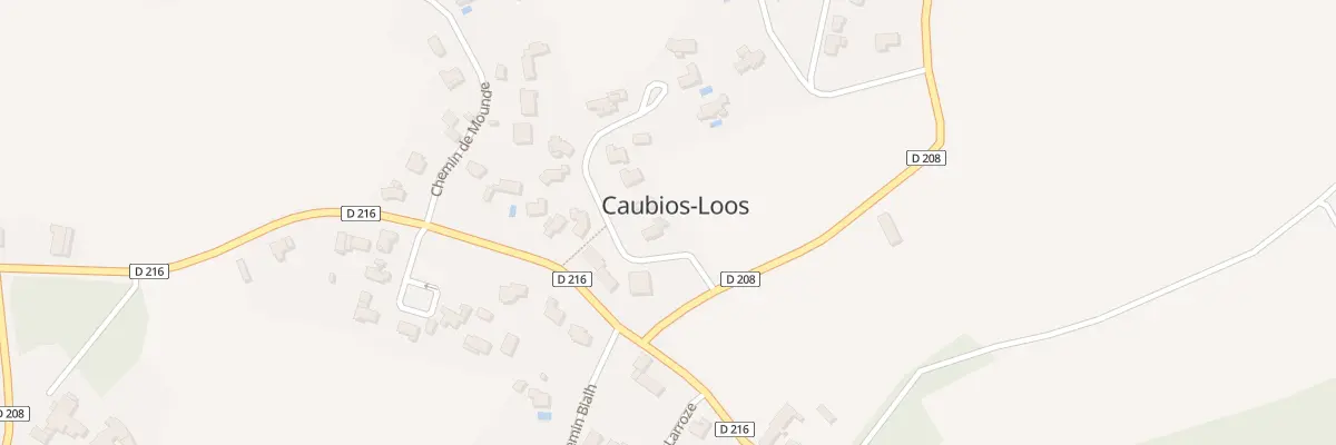 Plan du 70 Che Les Six Troenes à Caubios-Loos