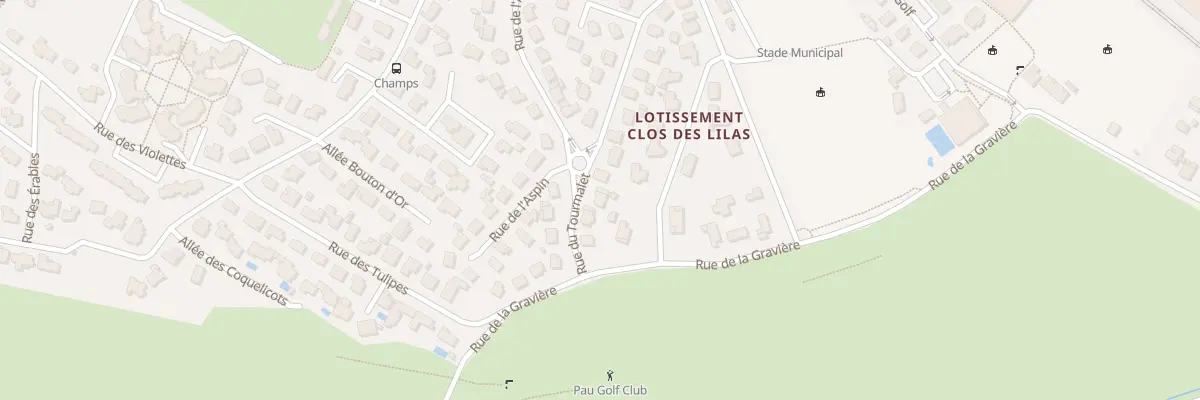 Plan du 21 Rue du Tourmalet à Billère