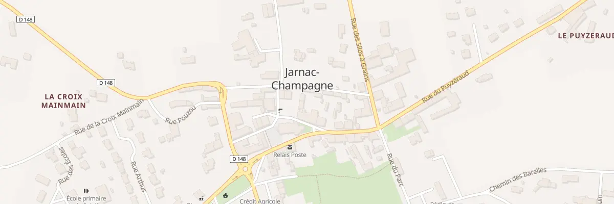 Plan du 21 Pl de l’Eglise à Jarnac-Champagne