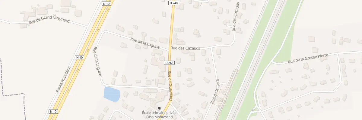 Plan du 15 Rue de Gueynard à Gauriaguet