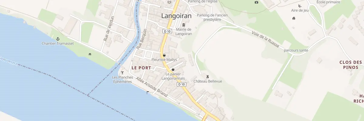 Plan du 7 Imp Rouanet à Langoiran