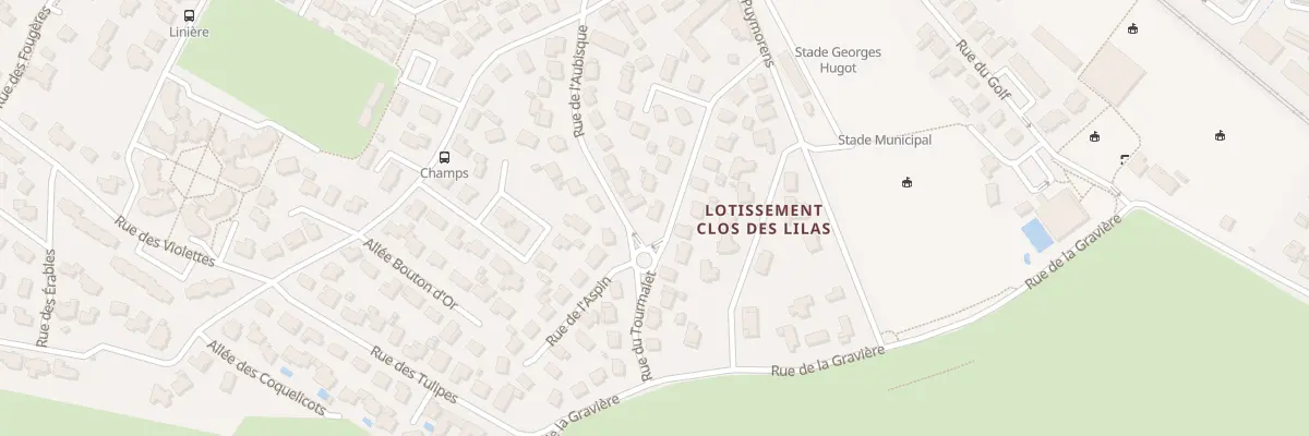 Plan du 14 Rue du Tourmalet à Billère