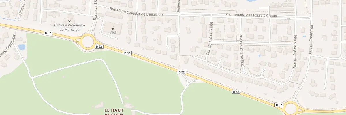 Plan du 5 Imp de Villeneuve à Évron
