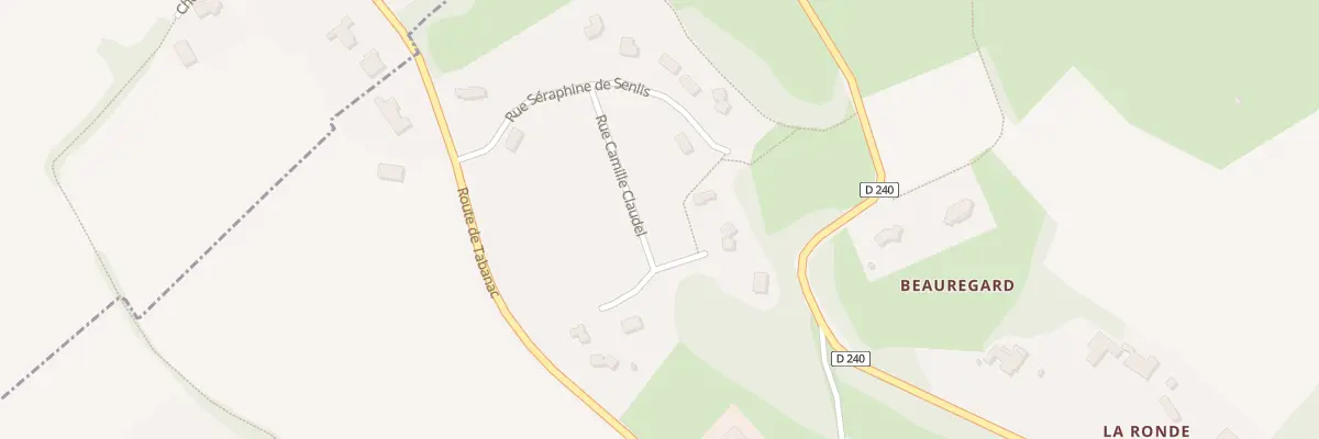 Plan du 3 All Auguste Rodin au Tourne