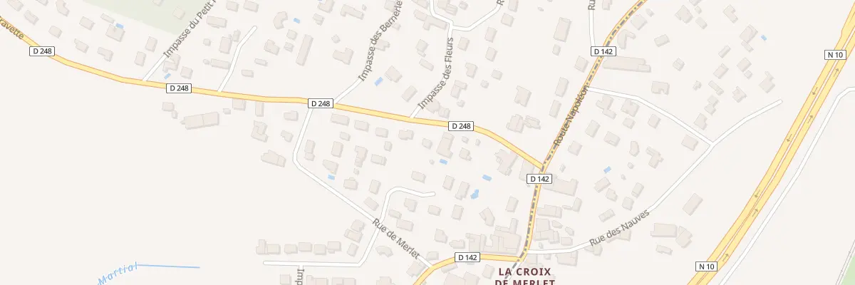 Plan du 44 Rue de la Gravette à Cubnezais
