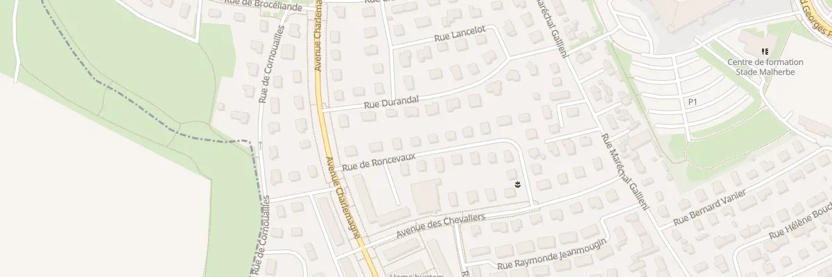 Plan du 22 Rue de Ronceveaux à Caen