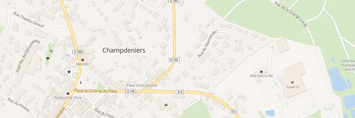 Plan du 4 Rte de Mazières à Champdeniers