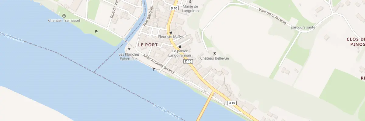 Plan du 47 Av du Gen de Gaulle à Langoiran