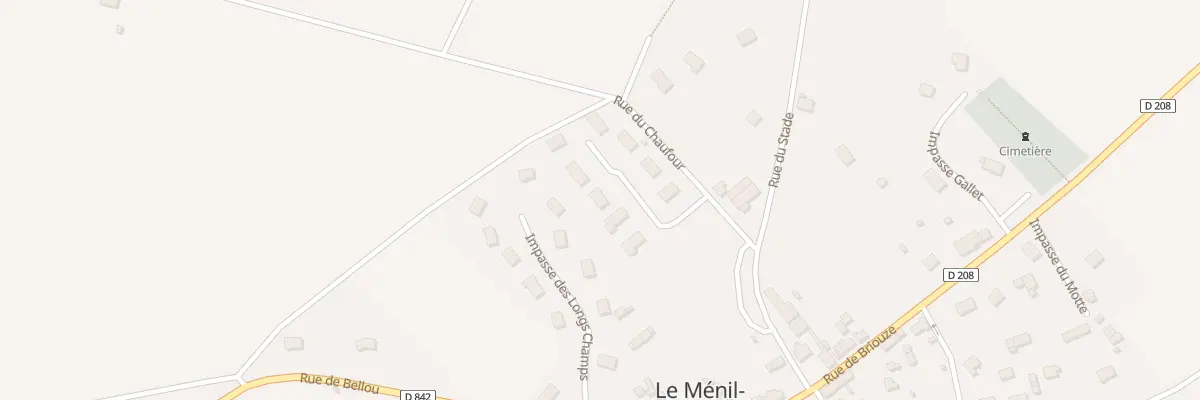 Plan du 5 Imp de Bellevue au Ménil-de-Briouze