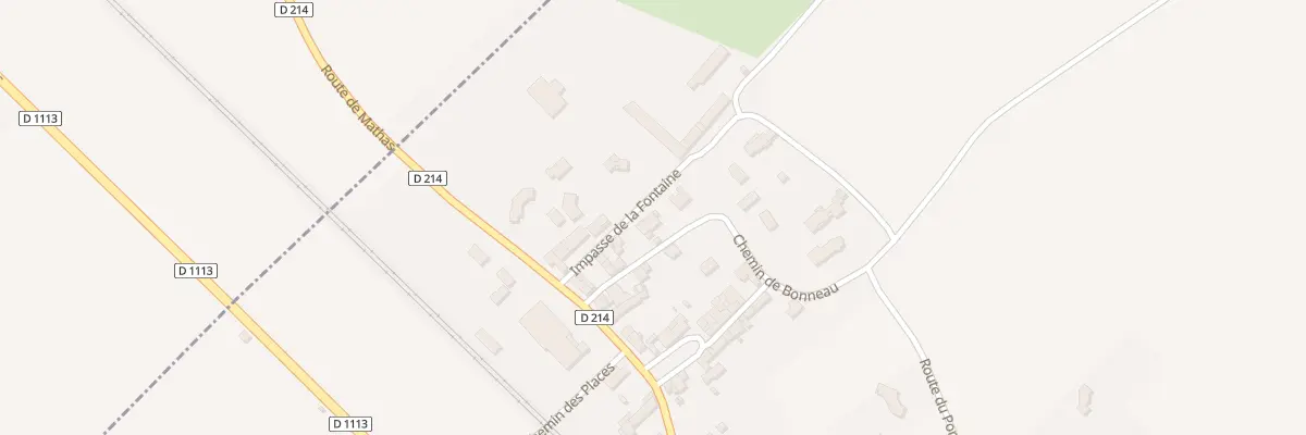 Plan du 7 Imp de la Fontaine à Arbanats