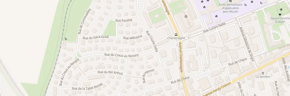 Plan du 71 Rue du Creux au Renard à Caen