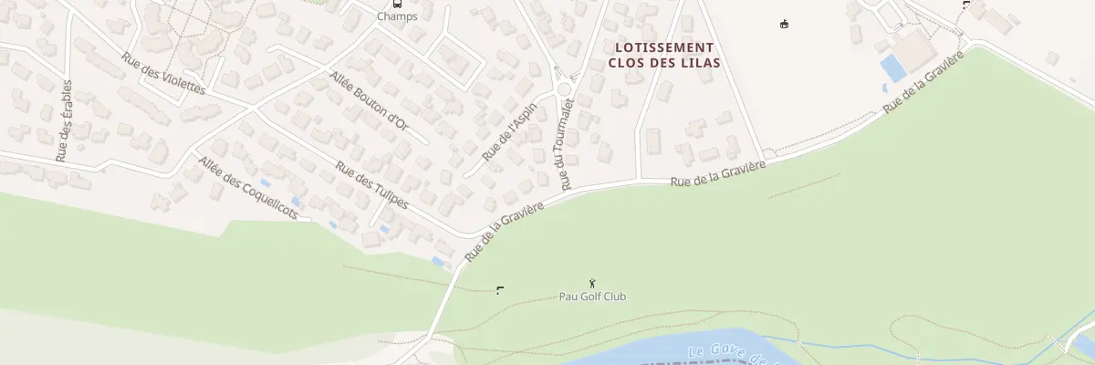 Plan du 22 Rue du Tourmalet à Billère