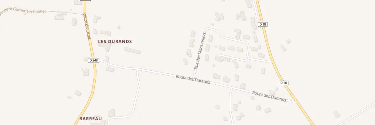 Plan du 22 Rue des Marronniers à Saint-Mariens