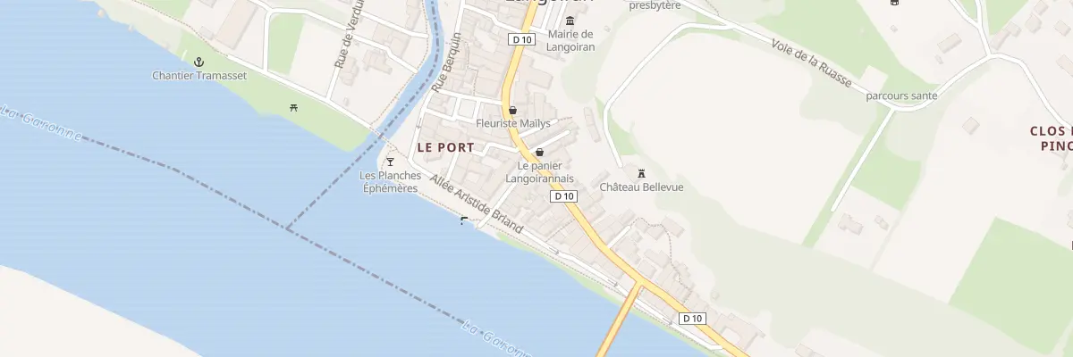 Plan du 43 Av du Gen de Gaulle à Langoiran