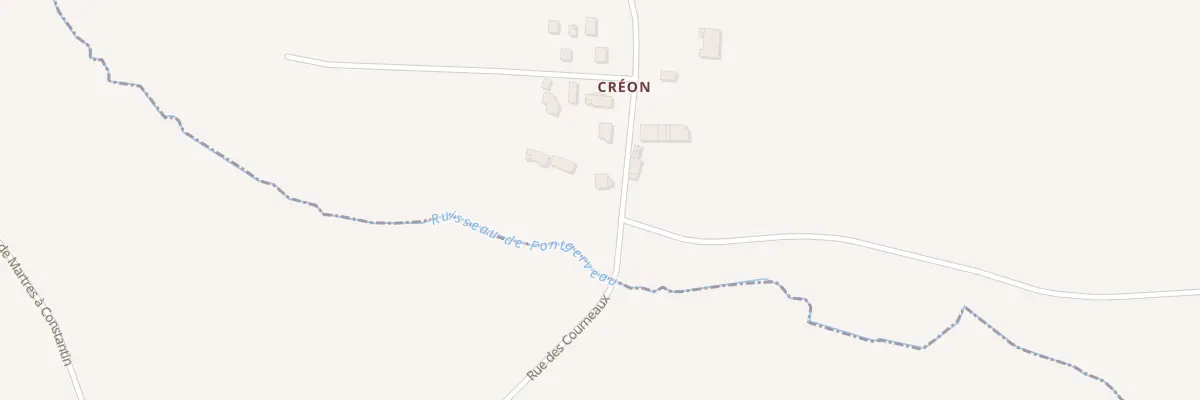 Plan du 7 Creon à Cézac