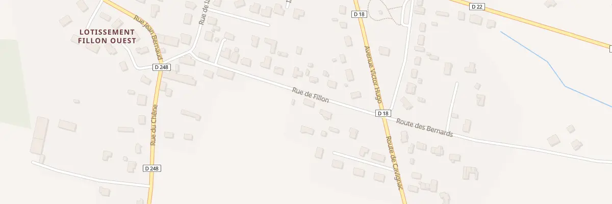 Plan du 129 Fillon à Saint-Mariens