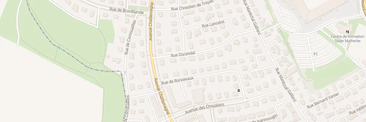 Plan du 17 Rue Durandal à Caen