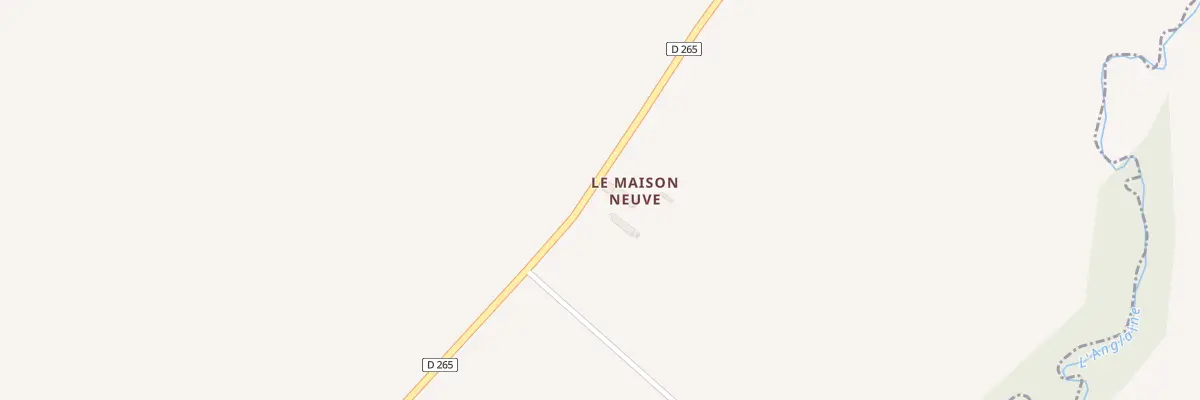 Plan du 74 La Maison Neuve à Saint-Julien-du-Terroux