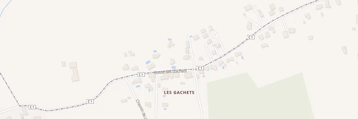 Plan du 38 Rte des Gachets à Sallebœuf