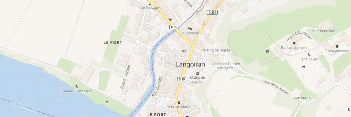 Plan du 8 Rue René Utarre à Langoiran