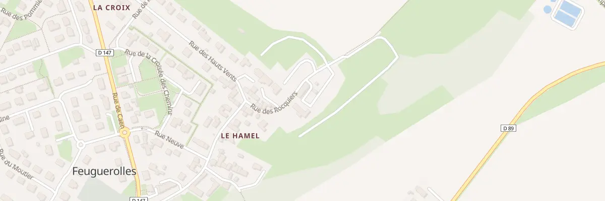 Plan du 6 Rue des Rocquiers à Feuguerolles-Bully