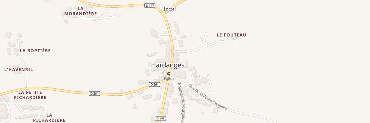 Plan du 6 Imp de la Butte à Hardanges