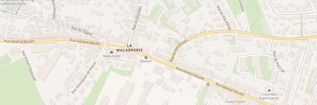 Plan du 72 Rue Général Moulin à Caen