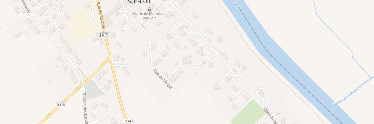 Plan du 8B Chem des Hauts à Montreuil-sur-Loir