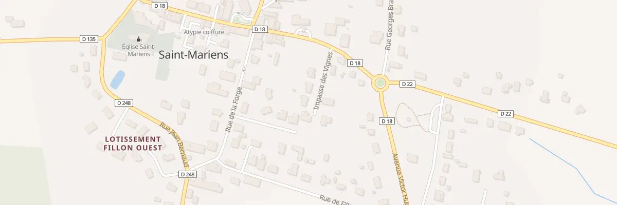 Plan du 5 Imp des Vignes à Saint-Mariens