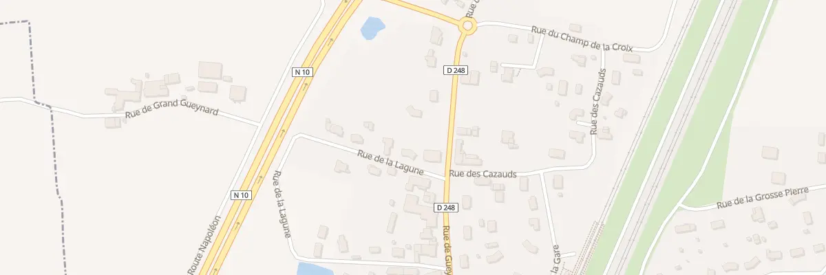 Plan du 49 Rue de la Lagune à Gauriaguet