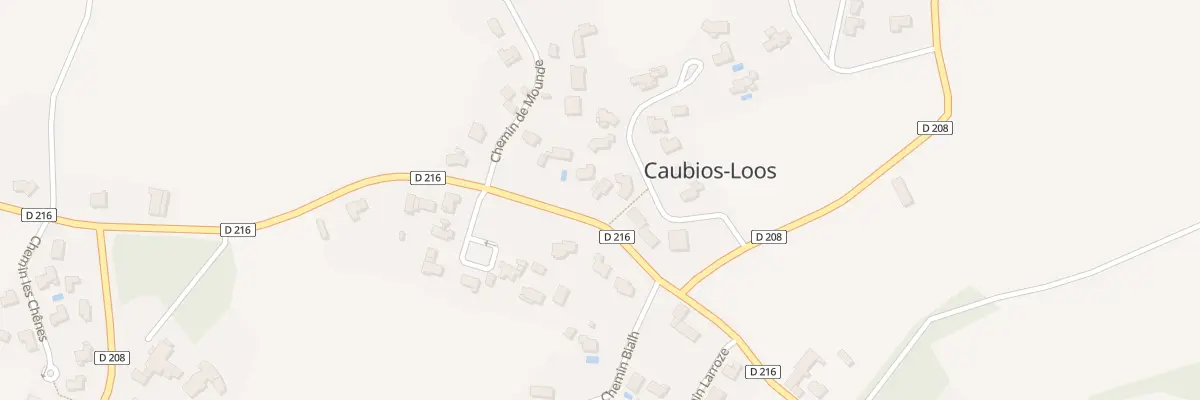 Plan du 125 Che Les Six Troenes à Caubios-Loos