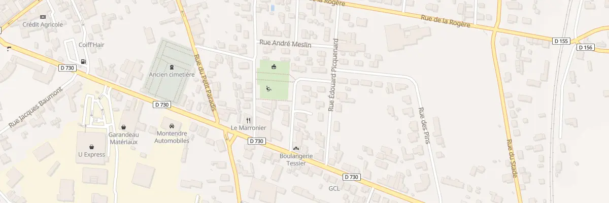 Plan du 6 Rue du Général de Gaulle à Montendre