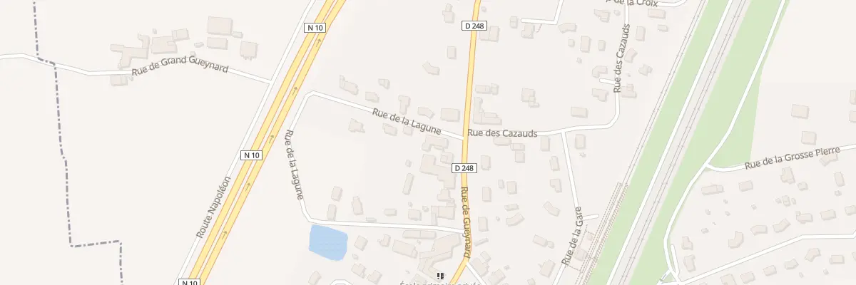Plan du 21 Rue de Gueynard à Gauriaguet