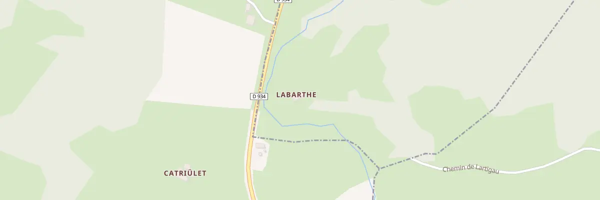 Plan du 63 Rte de Laruns à Rébénacq
