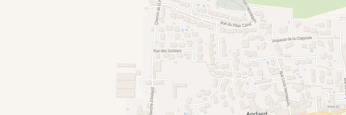 Plan du 7 Rue des Sorbiers (Andard) à Loire-Authion