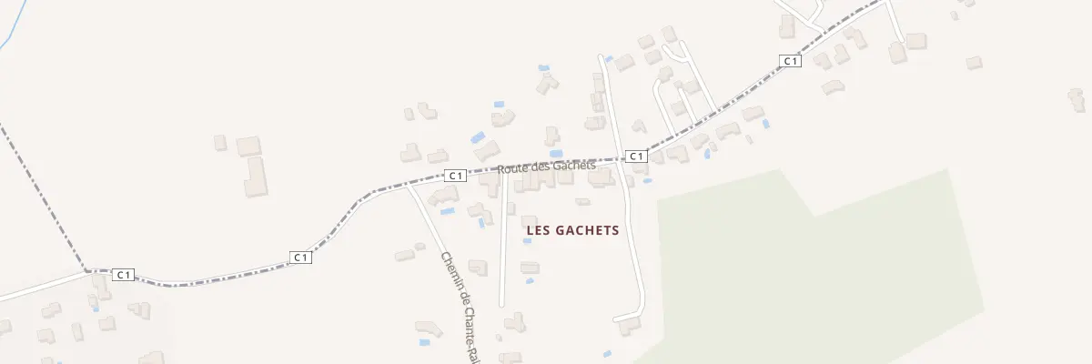 Plan du 68 Les Gachets à Bonnetan