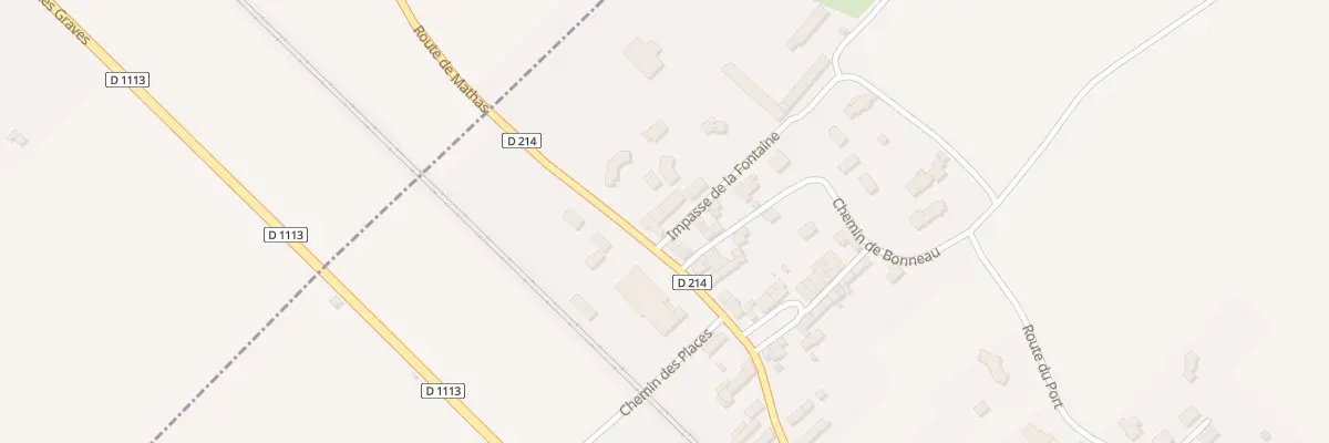 Plan du 2 Imp de la Fontaine à Arbanats