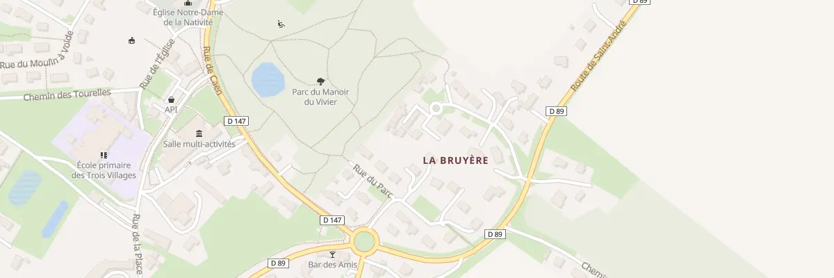 Plan du 22 La Bruyère à Feuguerolles-Bully