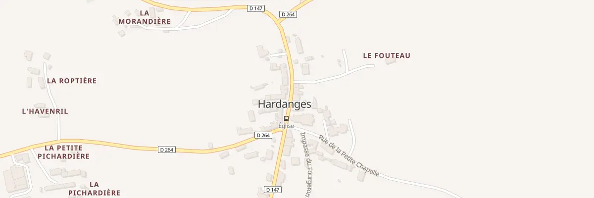 Plan du 3 Rue des Artisans à Hardanges