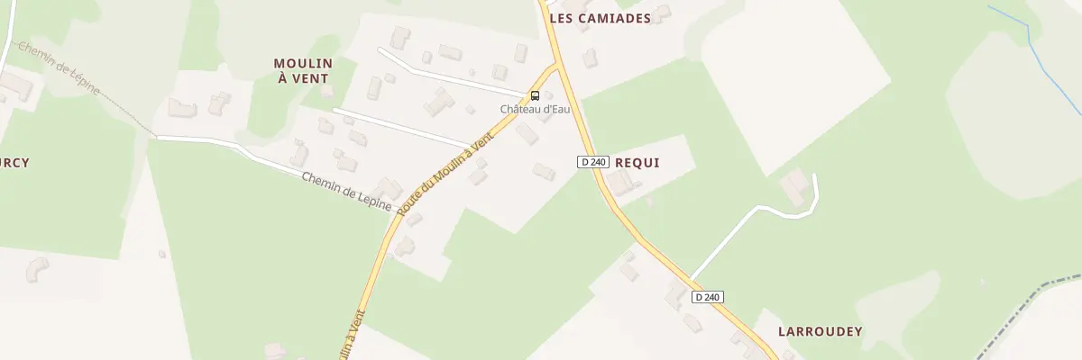 Plan du 719 Rte de Larroudey à Tabanac